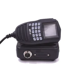 QYT WP12 Mobile Radio Mini 25W 200 Channels Dual Bands Car Intercom FM Transceiver Multifunction LCD Screen PTT HAM Microphone