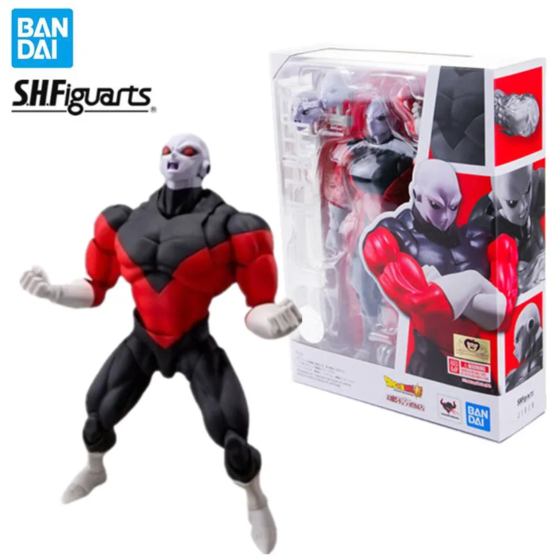 Bandai Original Dragon Ball S.H. Figurats Jiren Super Anime Figure Collectible Model Action Figurine Toys For Children Xmas Gift