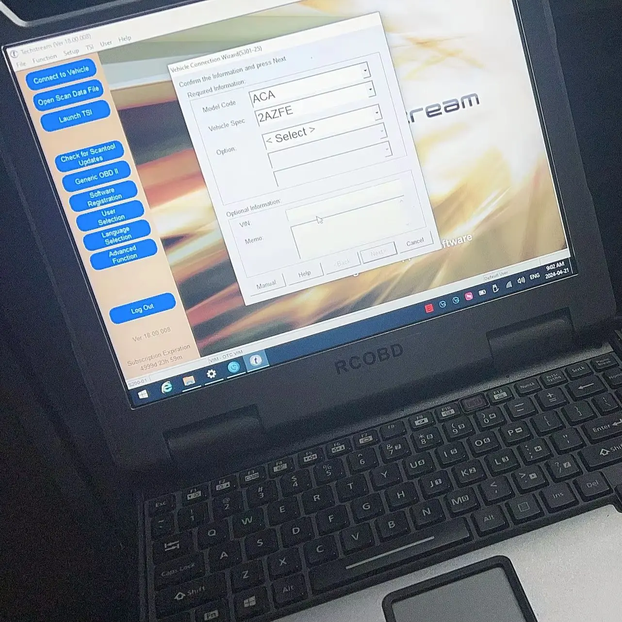New GTS TIS3 OTC Scanner For Toyota IT3 Latest V18.00.008 Software Installed Well CF31 Laptop