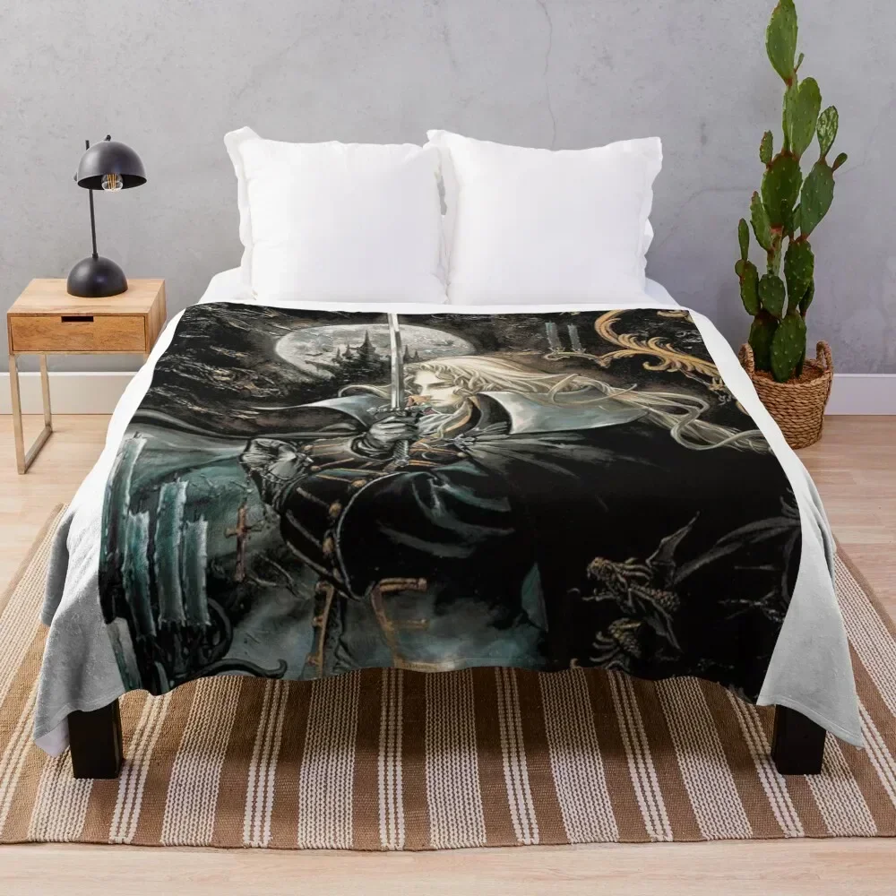 

Castlevania Throw Blanket Luxurious Soft Fuzzy Blanket for Sofa Bed