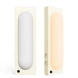 Motion Sensor Light, USB-C Rechargeable 2700K Dimmer LED Battery Operated Under Counter Lights,Stick On Magnetic Wireless Closet