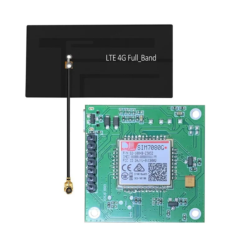 Imagem -03 - Placa Core com Antena Gps 4g Multi-band Lte Lpwa Cat-m Módulo Nb-iot Modo Duplo Receptor Gnss Compatível Sim868 Simcom-sim7080g