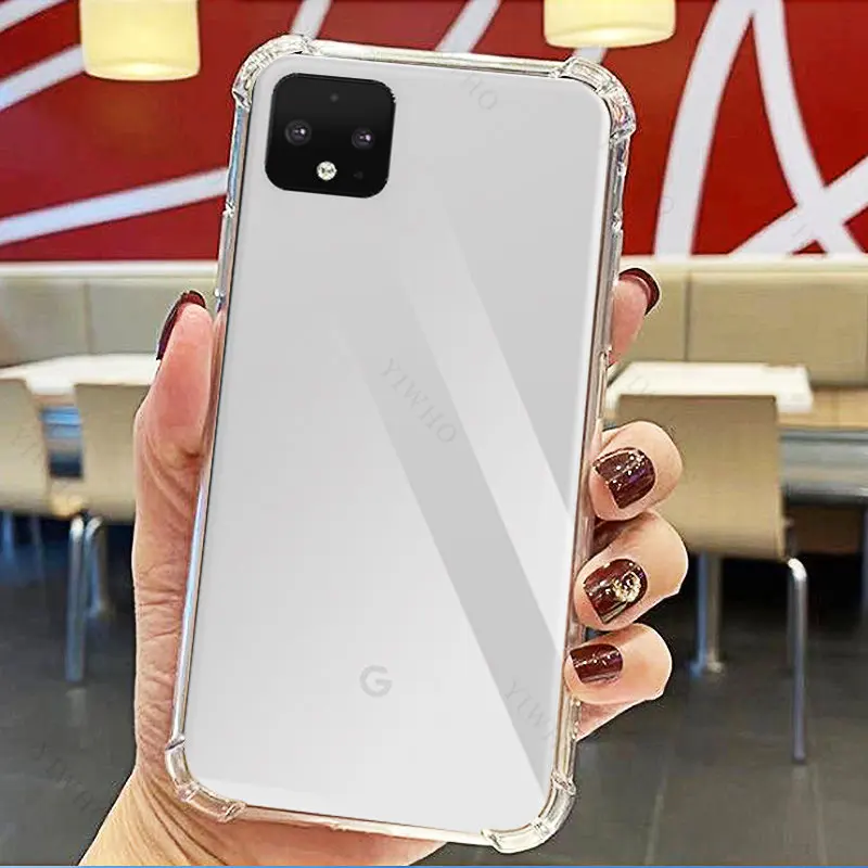 Clear Phone Soft Case for Google Pixel 4 XL TPU Transparent for Google Pixel 4XL 6.3