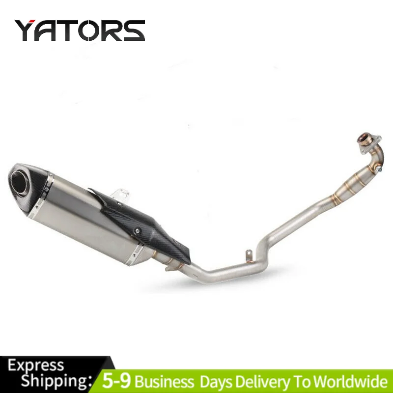 

For Honda X-ADV750 Exhaust System Motorcycle Header Pipe Slip Escape No Muffler Exhausts Pipes