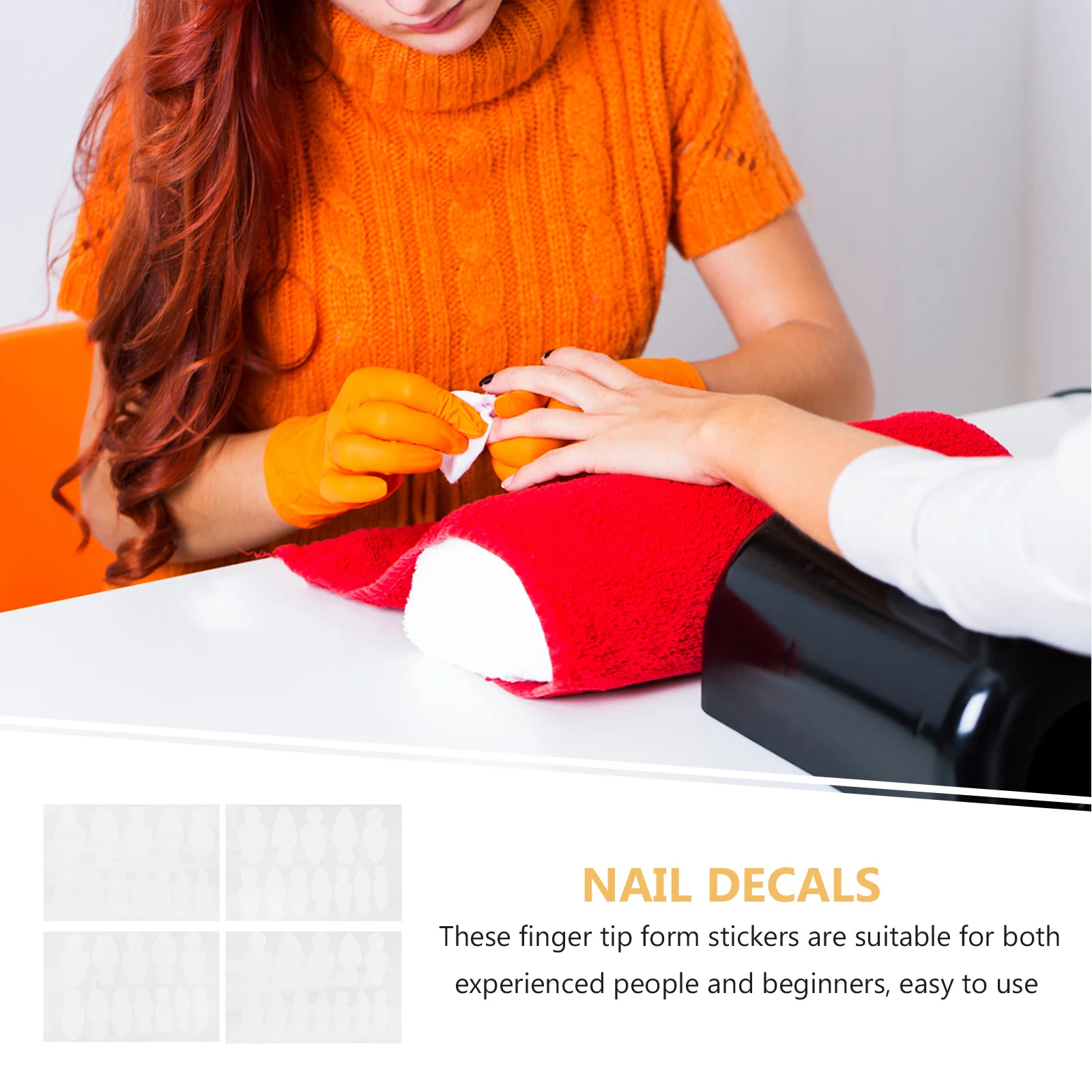 4 vellen nagelvormstickers siliconen Franse tipsticker nagels verlenggereedschap doe-het-zelf manicure nagelkunstdecoraties