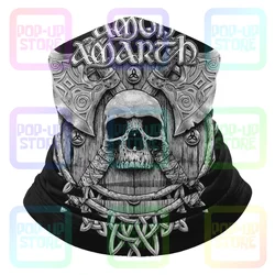 Amon Amarth -Skull Microfiber Neck Gaiter Bandana Scarf Unisex Quick Dry Outdoor Sports