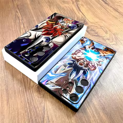 Goku D-Dragon Balls Black Soft Phone Cover Case for Samsung Galaxy S21 FE S25 Edge S20 S23 Ultra S24 Plus