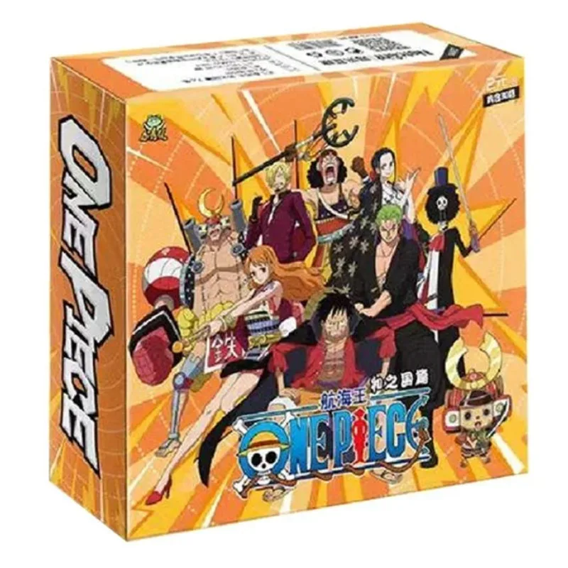 One Piece Collections Rare Cards Box Booster Pack Anime Luffy Zoro Nami Chopper TCG Game Collectibles Card Child Birthday Gift