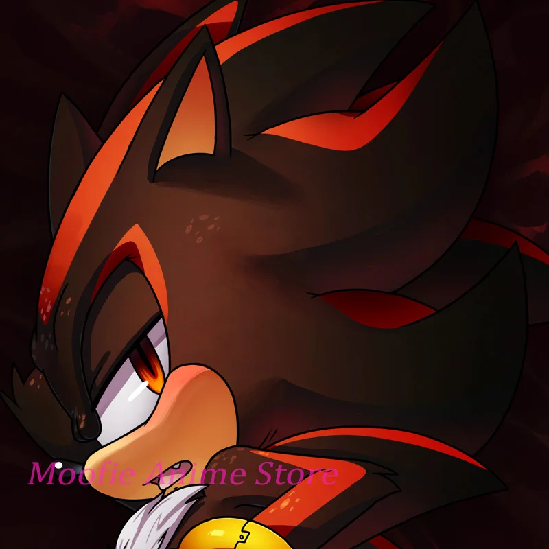 Anime Body Pillowcase Shadow Hedgehog Dakimakura Life-Size Double-Sided Print 2WAY Pillow Cover