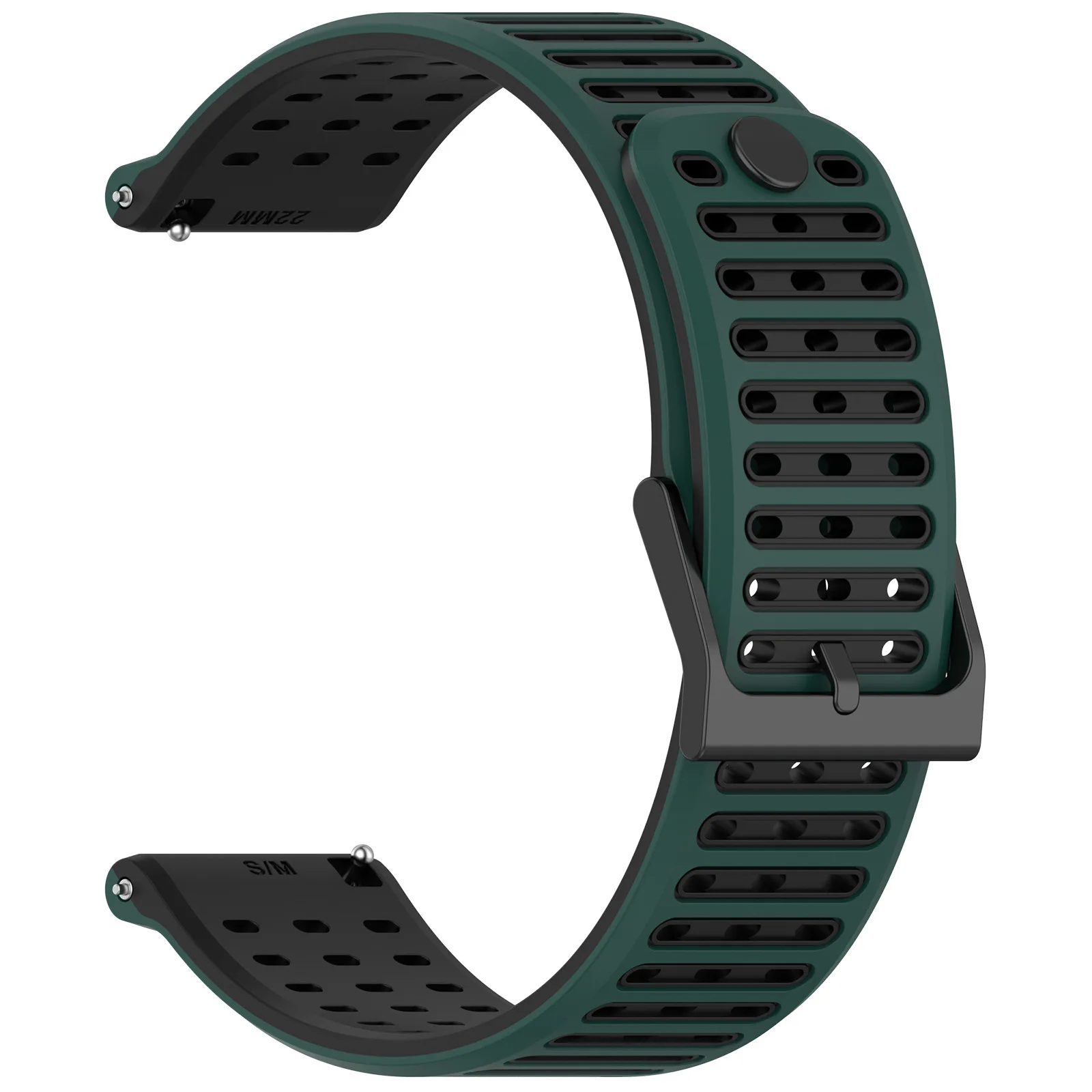 Silikon-Uhrenarmband 22 mm für Suunto Vertical 2/RACE 2 S/Run/Ocean Ersatzband für Suunto 5 9 Peak Pro Armband – Detail 19