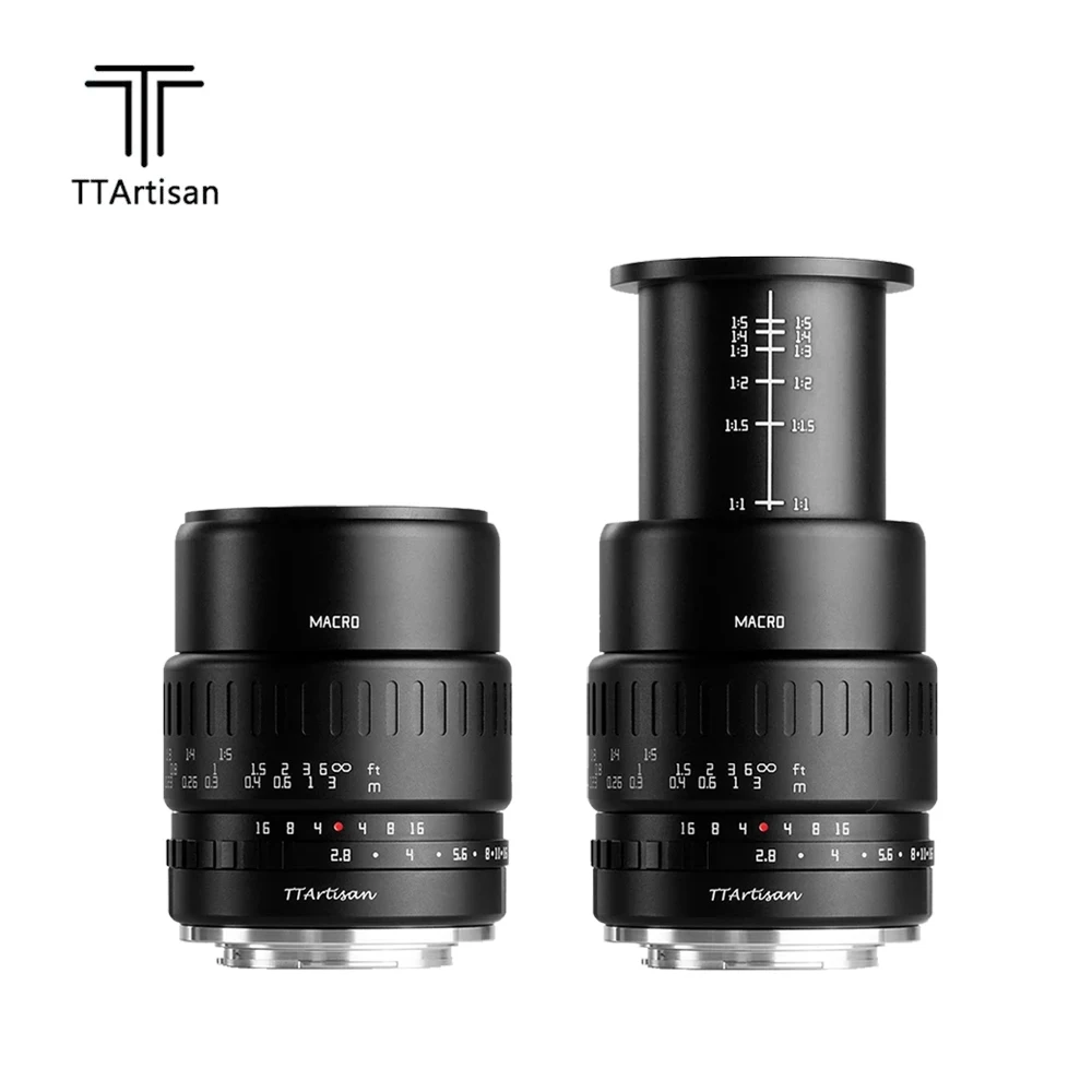 TTArtisan 40mm F2.8 Macro Lens for Sony E Fuji X Canon M Panasonic Olympus M43 Nikon Z Cameras Manual Focus APS-C Macro Lens