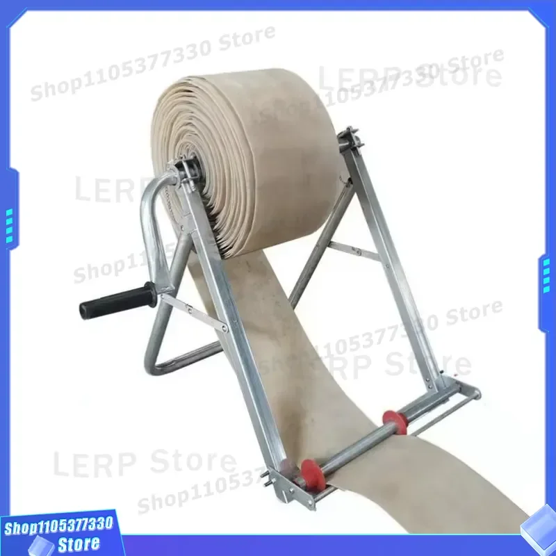 Heavy Duty Floor Standing Hose Reel Rack for Garden Irrigation Collapsible Water Pipe Storage Organizer Winding Unwinding