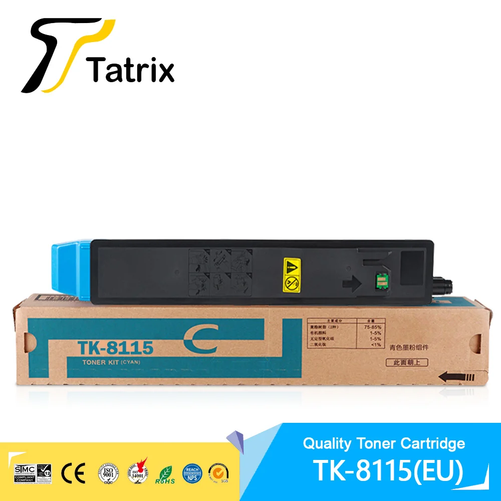 Tatrix TK8115 TK 8115 TK-8115 Compatible Color Copier Toner Cartridge for Kyocera Kyocera ECOSYS M8124cidn/M8130cidn Printer