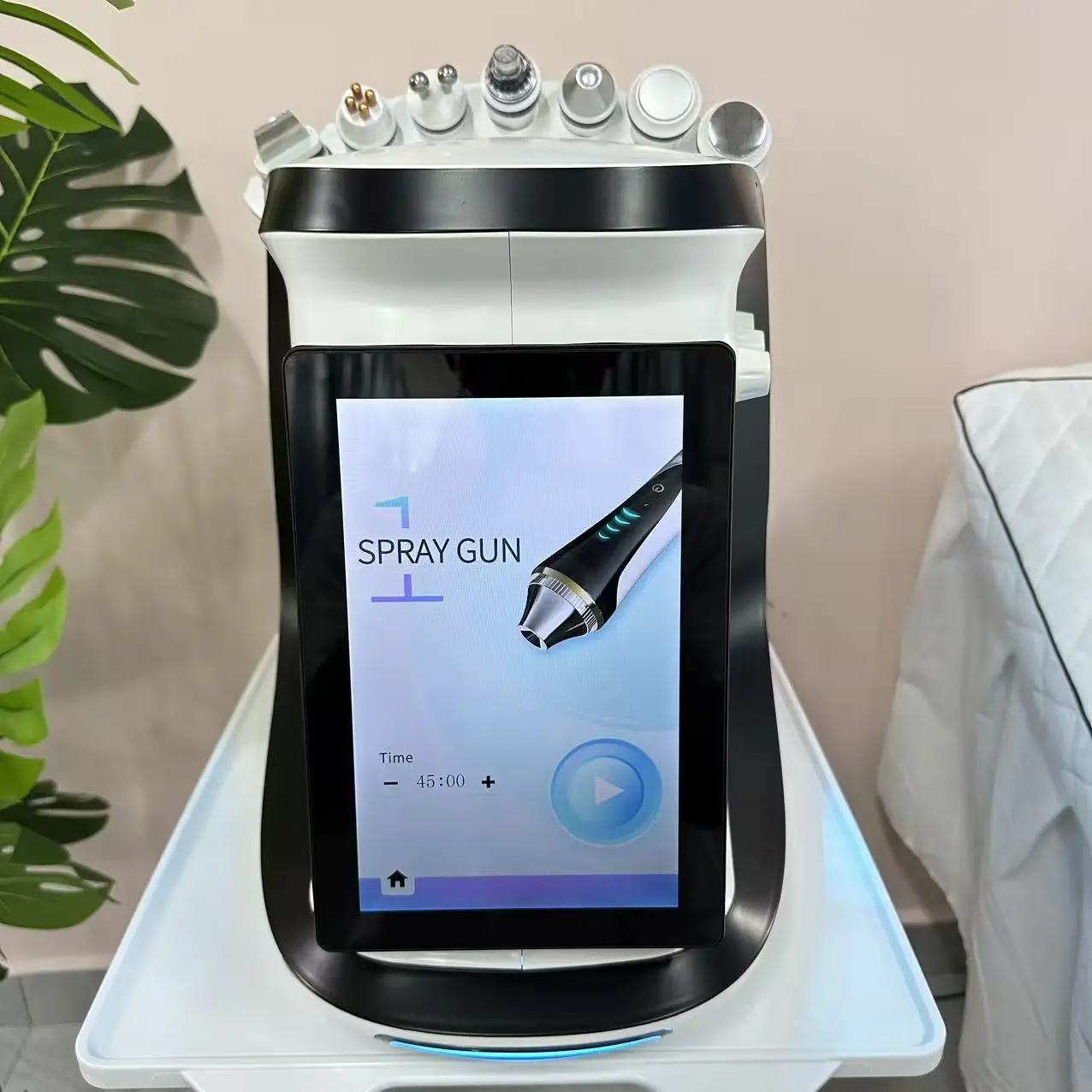 

New Water Dermabrasion Oxygen Ice Blue Smart Jet Aqua Peel Small Bubble Skin Cleansing Device facial machine