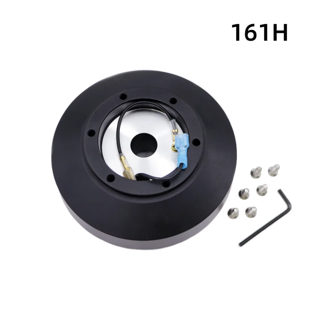 

Lightweight Steering Wheel Adapter for For FORD F150 19For 97 2002 Model Aluminum Alloy Black 895g for Stable Performance