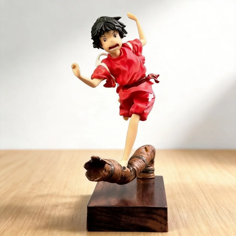 

Spirited Away Chihiro & No-Face Figure Hand-Holding Series GK Statue Anime Collection Desktop Decoration 16cm