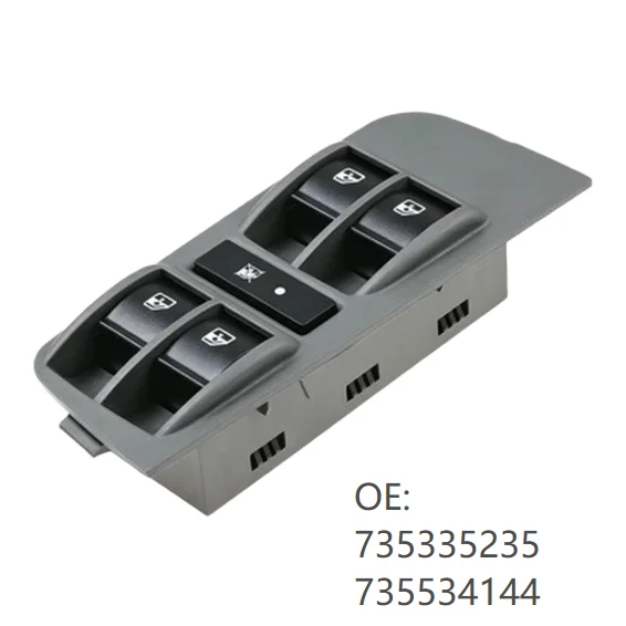 Replacement Window Switch for Fiat For Linea 2007-2016 Palio 2003-2004 Siena 2003-2004 12V Operation Precise Positioning Control