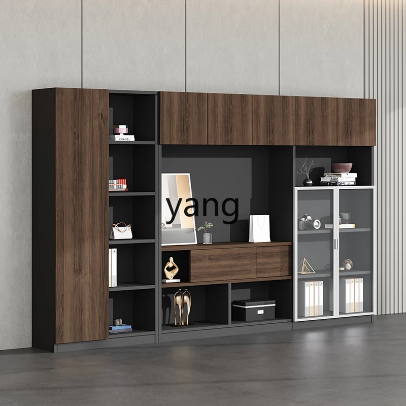 

LTT Office File Cabinet Wooden Cabinet Locker Data Cabinet with Lock