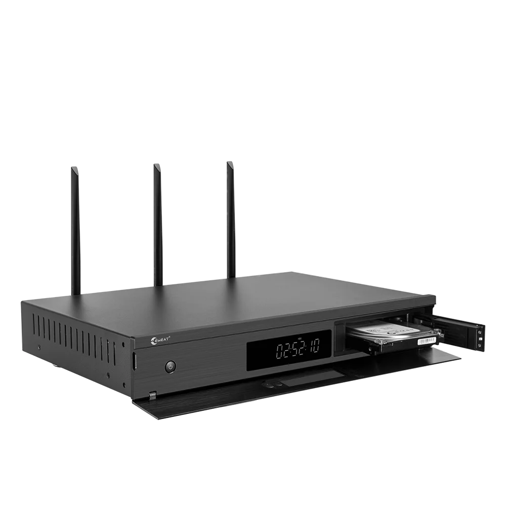 

New ESS9038Q2M DAC with Headphone Amplifier Realtek 1619 4K 3D Streaming Blu Ray Player of Two SATA HDD Set Top Box for Home