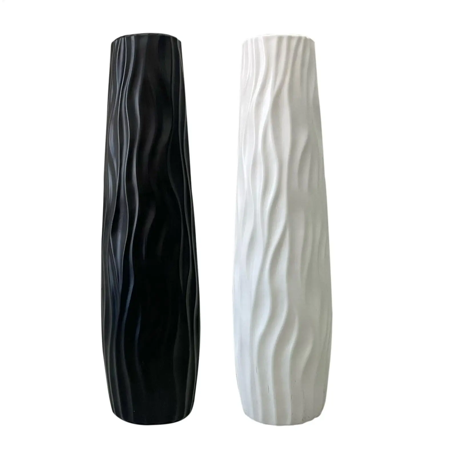 Grand vase de sol texturé, décoration sur pied, vase hydroponique pour la maison, salon, cuisine, chambre, salle à manger, entrée