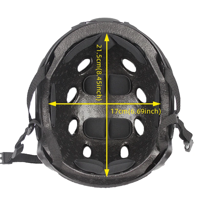 FAST PJ Helmet with Detachable Windproof Face Mask Airsoft Protective Helmet Outdoor Cycling Training Helmet