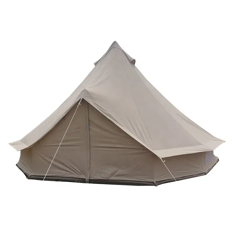 100% Cotton Bell Tents Offer A Cozy and Breathable Camping Experience Combining Comfort with Style for Your Outdoor Adventures