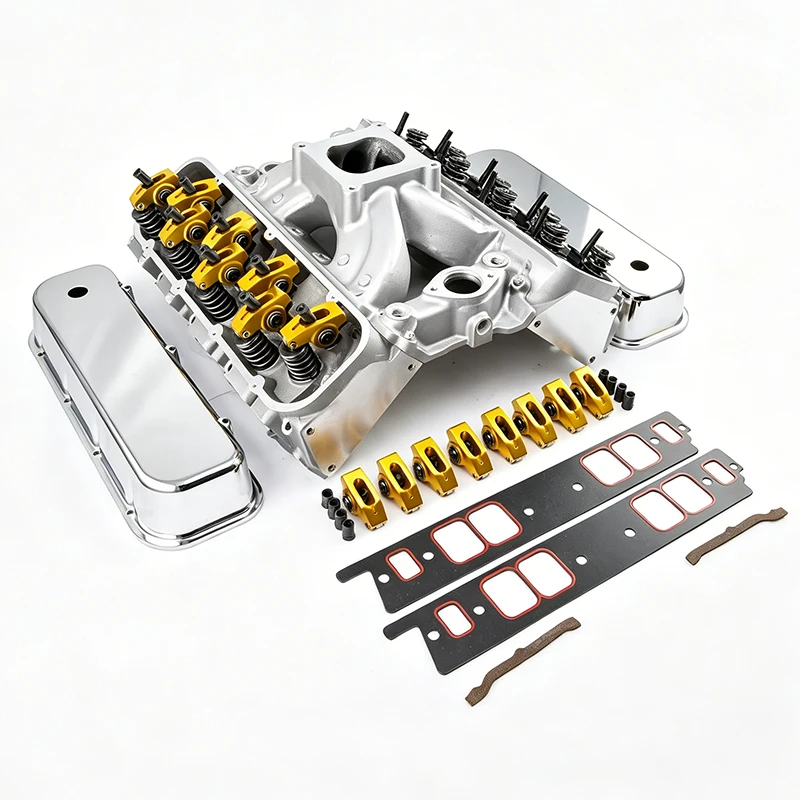 #￥forPCE435.1001.04 FullPerformance Rebuild Kit 210cc CylinderHeads Hydraulic Flat Tappet Cam for SBC 350 SmallBlockEngine Build