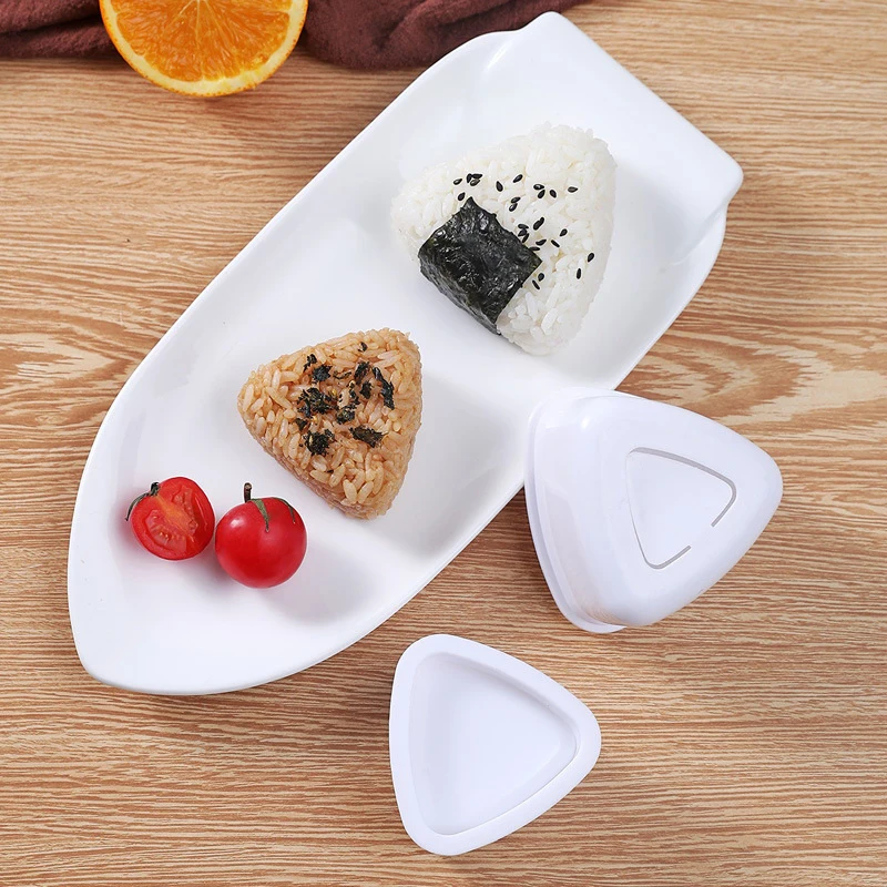 Triangular Sushi Maker Mold Set, Rice Ball, Food Grade, Bento Kitchen Gadget, Food Grade