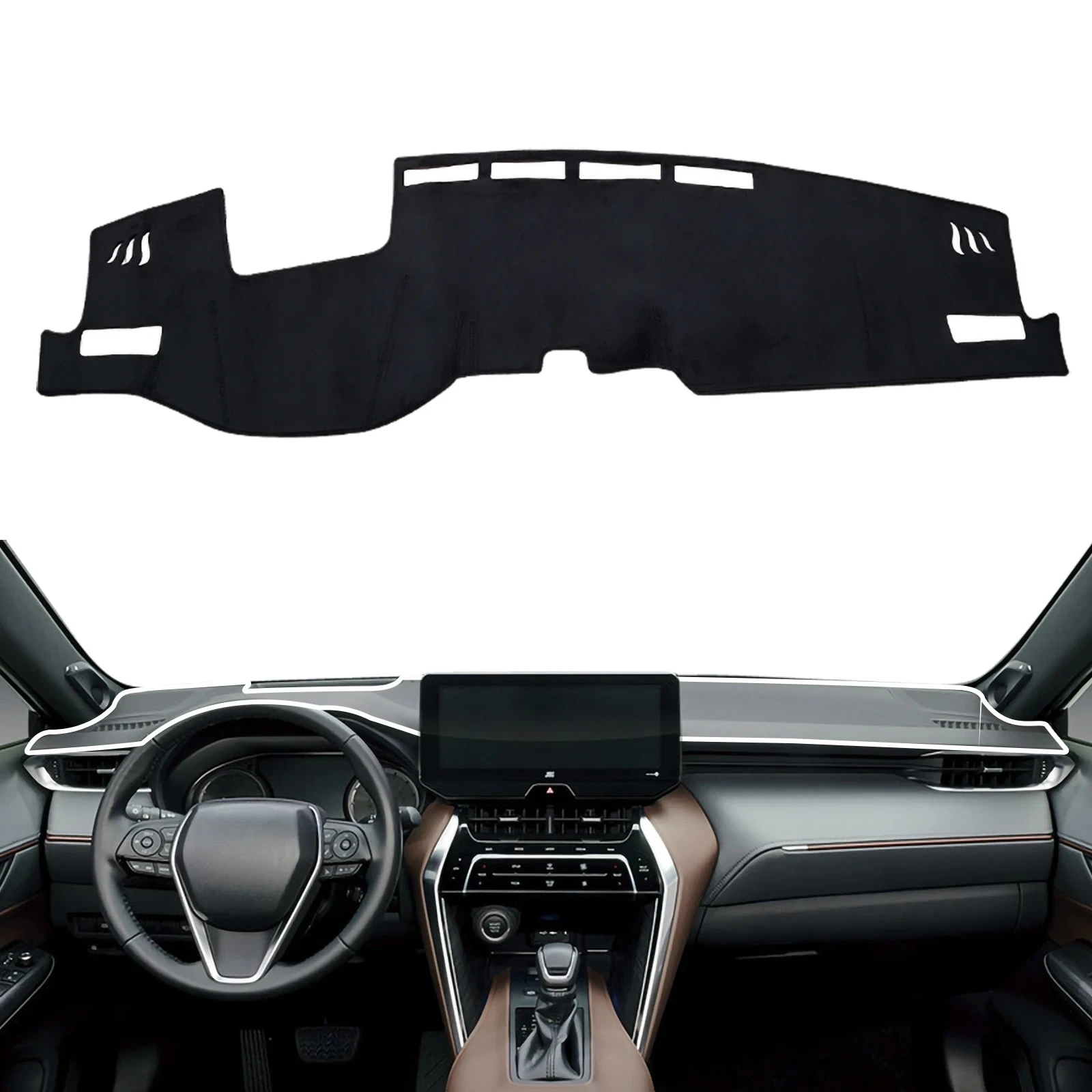 

Коврик для приборной панели, коврик для приборной панели для Toyota Venza Harrier 80 2021-2022, коврик для приборной панели, Солнцезащитный ковер