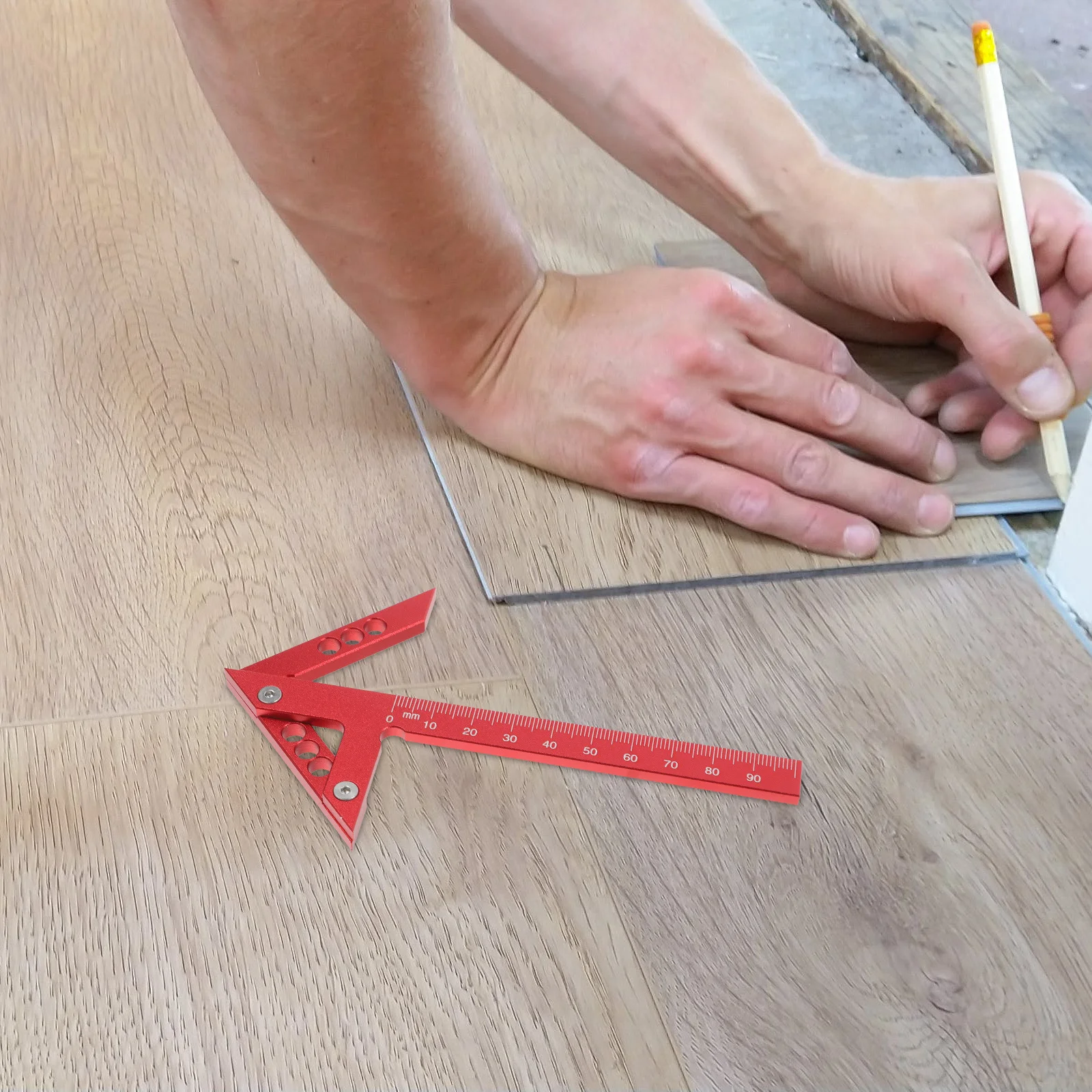 

Marking Gauge Plastic Scribe Tool Woodworking Center Precise Center Scriber Line Marking Tool Multi-Function