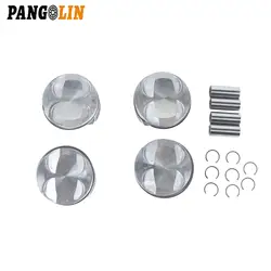 4x N12 N16 Engine Piston & Ring Kit 11257589348 77mm STD Set Fit MINI R55 R56 R57 R58 R60 Cooper Countryman Paceman 2006-2016