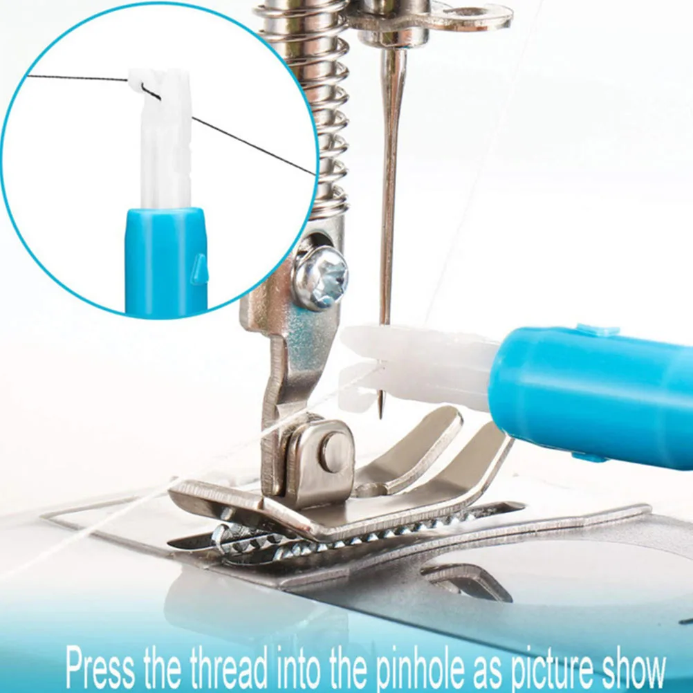 

2pcs Automatic Needle Threader Set Quality Plastic Sewing Tool for Machine Threading Projects Jewelry Making Embroidery Cross