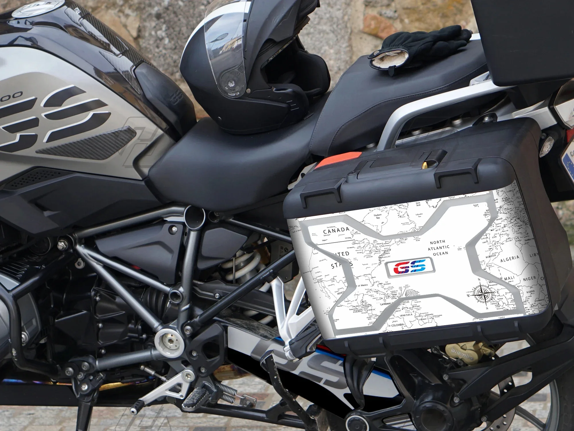 

For BMW Vario Case Protector Sticker 2013-2020 R1200GS R1250GS ADV LC Side Box Decoration Stickers