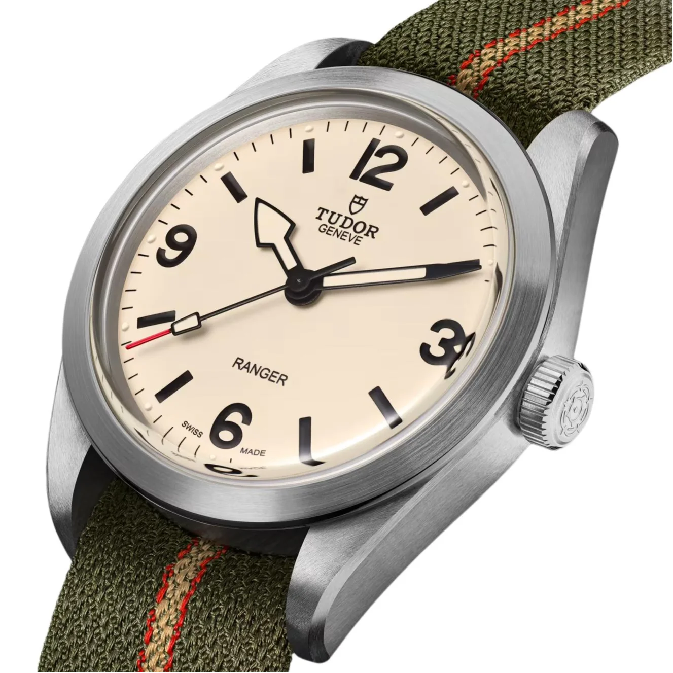 TUDOR Rogue Like Collection Manual Mechanical Movement 100m Waterproof Men's Watches Watch 39mm Beige Watch Dial M79950-0011