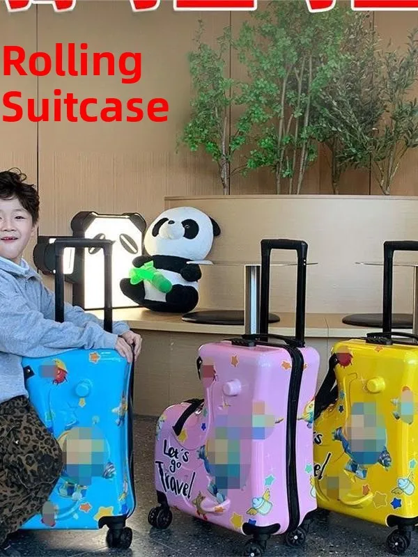 children's-carry-on-suitcase-with-and-bicycle-function-universal-wheels-cute-cartoon-travel-bag-for-boys-and-girls