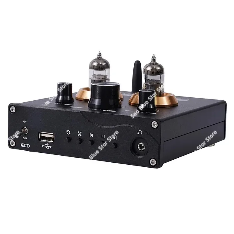 Lossless Player Pre-Audio Amplifier Headphone Amplifier Bluetooth 5.0 Audiophile Grade Vacuum Tube Pre-stage U Disk TF Card