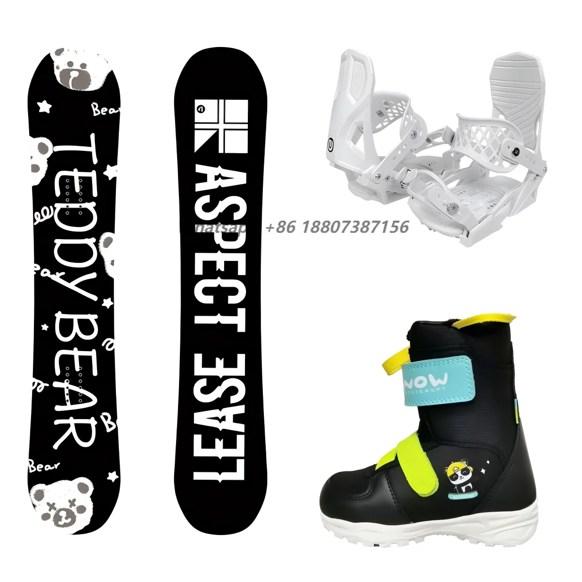 Hot Sale Kid Child Snowboards Binding Boots for Winter Sports