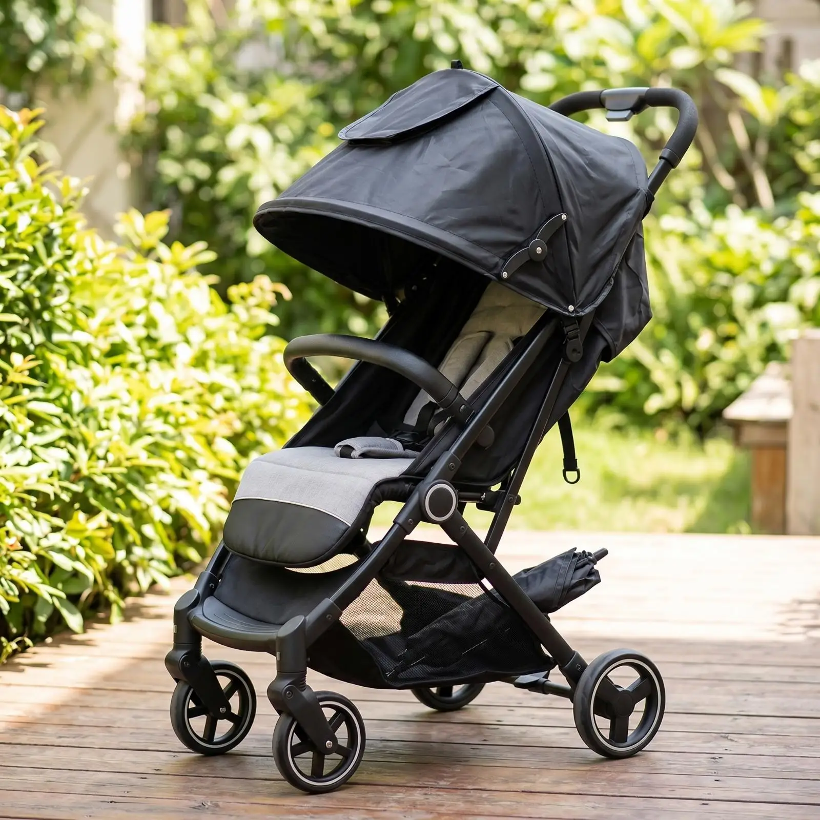 Canopy Cover with Clamp Universal Pram Customizable Adjustable Attachment-on for Parents Users, Wheelchairs, Outdoor Walks,