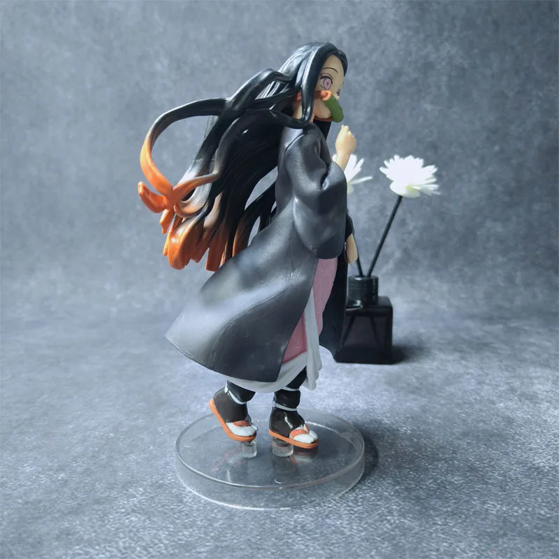 18 cm/7.08 pollici Anime Demone Slayer Kimetsu No Yaiba Nezuko Figura Kamado Nezuko Action Figure Da Collezione Statua Modello Giocattolo Regalo