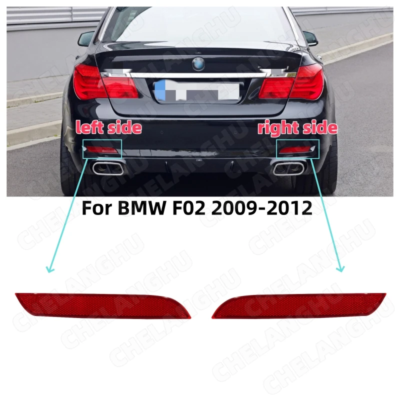 

Rear Bumper Lights Assembly For BMW F02 2009 2010 2011 2012 Car Rear Bumper Reflector Light 63147182191 63147182192