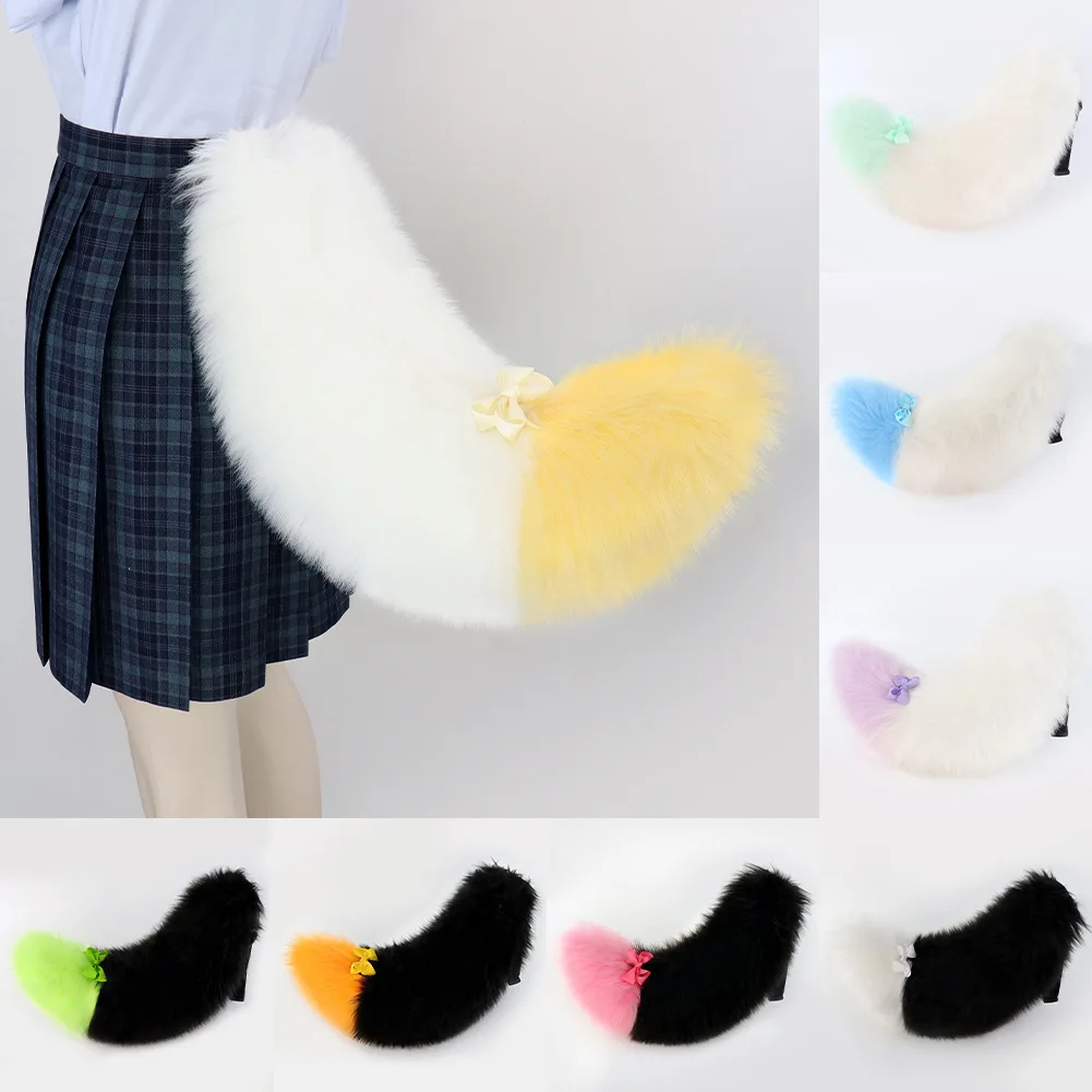 

New Plush Magnetic Tail, Halloween Handmade Beast Tail Cosplay Tail Comic Show Accessories