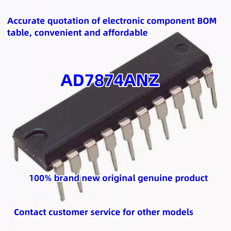 AD7874AN AD7874ANZ packaged DIP-28 4-channel 12 bit simultaneous sampling data acquisition system