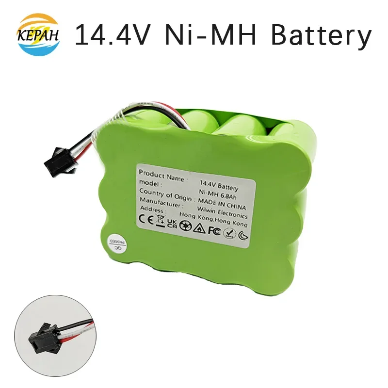 14.4V Ni-Mh SC Rechargeable Battery  5800mAh For KV8 XR210 XR510 XR210B XR510B XR510C Vacuum Cleaner And Sweeping Robot