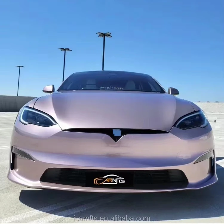 

Wholesale Factory Price Ice Plum Easy Install Pink Self-adhesive Decoration Roll Film Vehicle Auto Sticker Vinyl Car Wrap