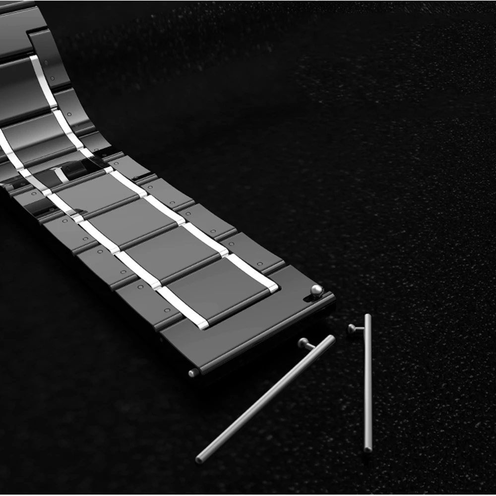 الفرقة لساعة سامسونج جالاكسي 3 حزام 45 مللي متر 41 مللي متر الفاخرة السيراميك الأعمال سوار نشط 2 40 مللي متر 44 مللي متر/ساعة جالاكسي 46 مللي متر 20 مللي متر 22 مللي متر #6