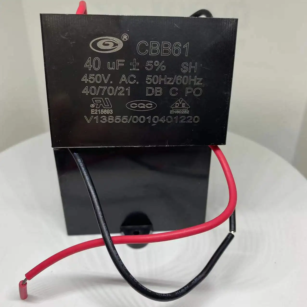 

metallized polypropylene film capacitor CBB61 40UF 450VAC