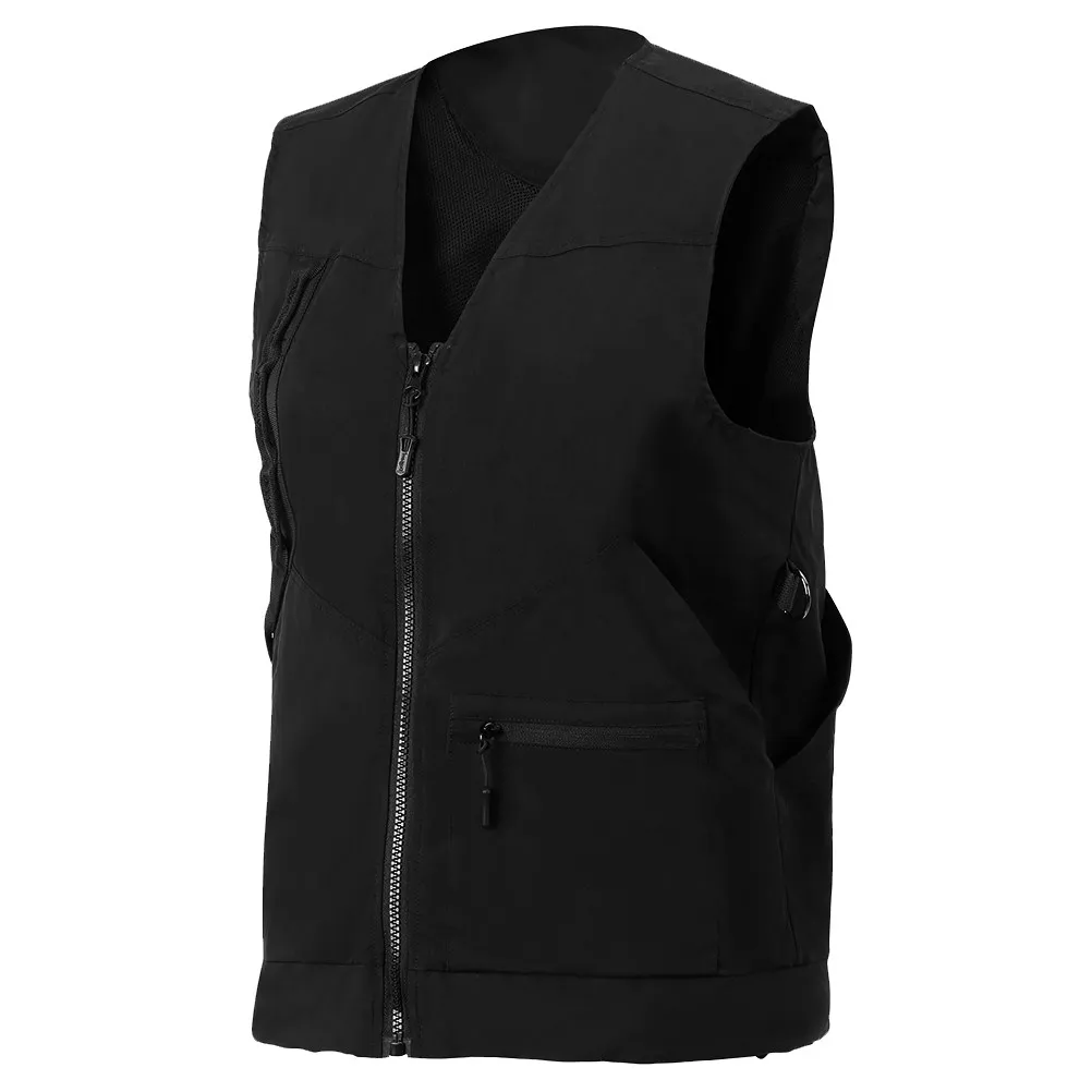 

Trainer Vest for Dog Handlers Professional Obedience Clothing Breathable Water-Resistant Fabric Lightweight Mesh Lined Front Zip