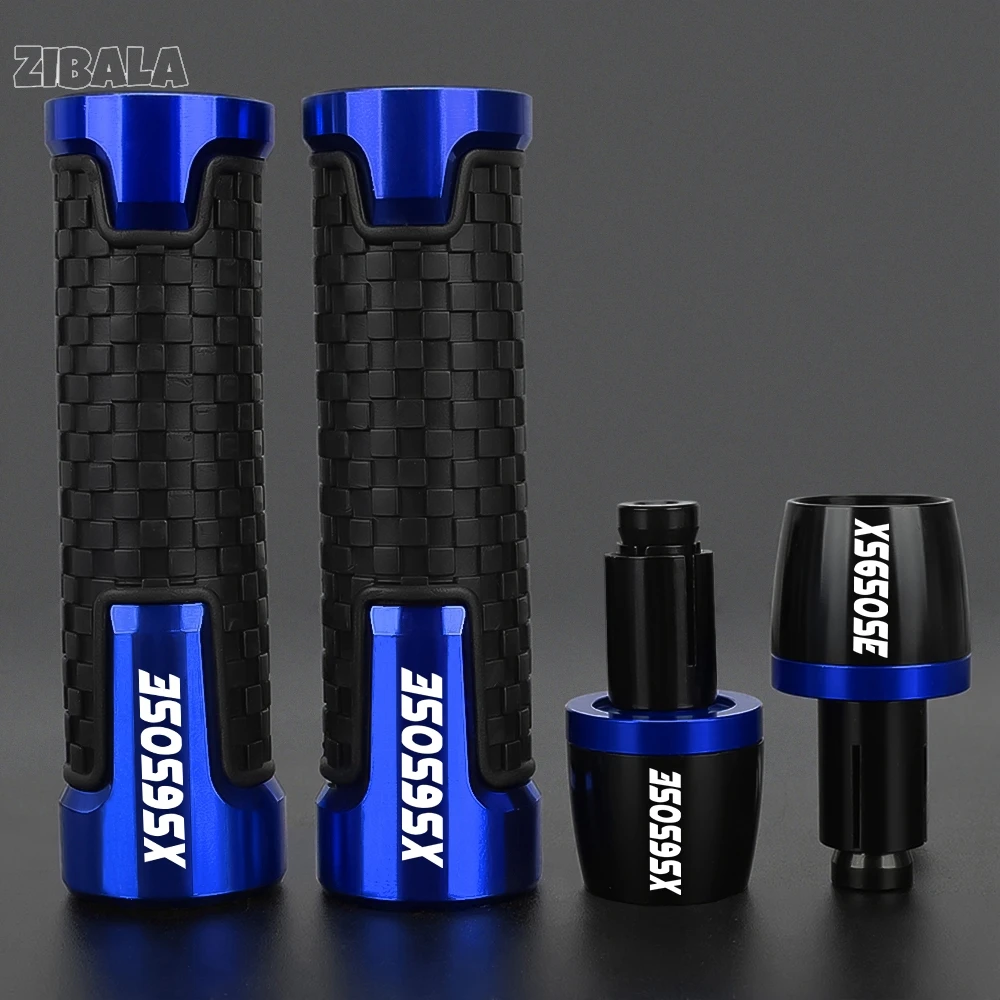 For YAMAHA XS650SE XS 650SE 1979 1980 1981-1983 Hand Grips with Bar End Weights Non-Slip Handle Throttle Grip Slider Plug Cap