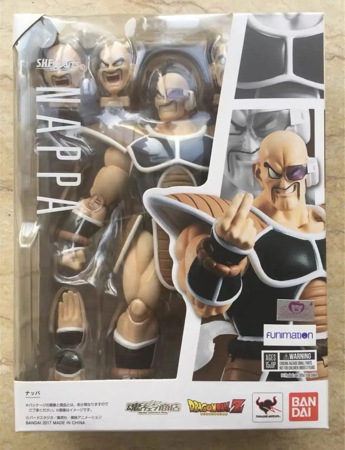 100% Original Bandai SH Figuarts Nappa Venue limited Edition Dragon Ball Z In Stock Anime Action Collection Figures Model Toys