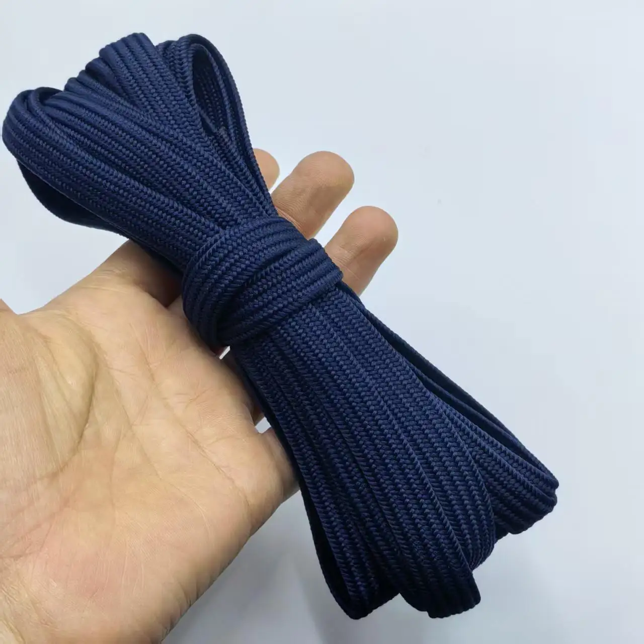 Deep Blue Rope Ito Sageo For Wakizashi Tanto Knife Japanese Katana Samurai Sword Tsuka Handle Fittings New Very Nice